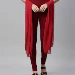 Basic Leggings with Dupatta-image-92