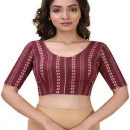 Women Floral Woven Front-Open Blouse-18