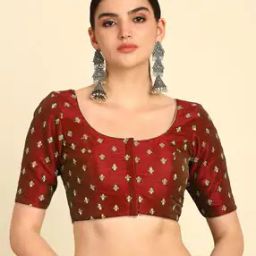 Women Embroidered Front-Open Blouse-34