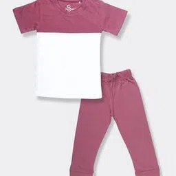 Colourblock Top & Pyjamas Set-picture-32