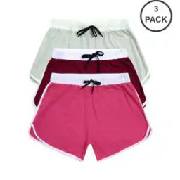 Girls Pack of 3 Regular Fit Bermuda Shorts-image-35