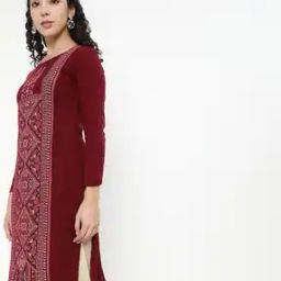 Straight Kurta with Embroidery-image-41