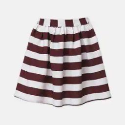 Striped Printed  A-line Skirt-picture-8