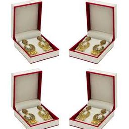 Set of 4 Colourblock Earrings Boxes-image-11