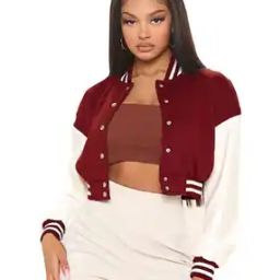 Women Colourblock Regular Fit Jacket-image-80