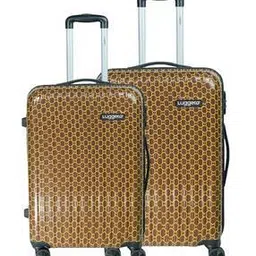 luggero Set of 2 Men Graphic Print Trolley Bags with Number Lock-picture-49