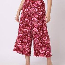 Floral Print Flared Pyjamas-image-25