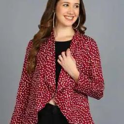 Micro-Print Full Sleeved Shrug-20