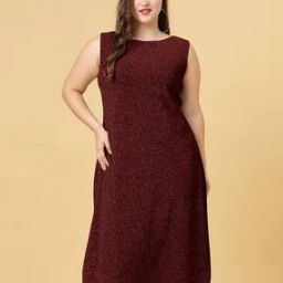 Women A-line Sleeveless Dress-image-35