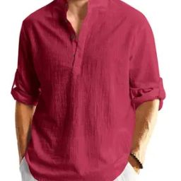 Men Slim Fit Short Kurta-image-72