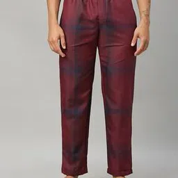 Men Checked Mid-Rise Pyjamas-image-1