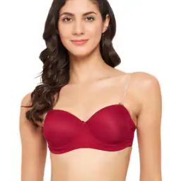 Women Solid Padded Full Cup Underwired Balconette Bra-image-3