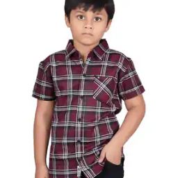 Boys Checked Regular Fit Shirt-picture-47