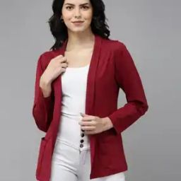 Women Regular Fit Front-Open Shrug-15