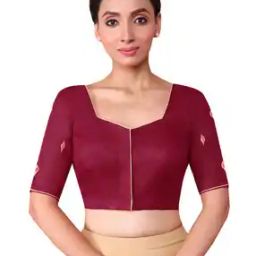 Women Embroidered Front-Open Blouse-38