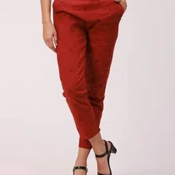 Printed Straight Pants-image-12