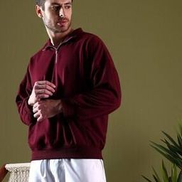 Collared Oversized Fit Sweatshirt-picture-36