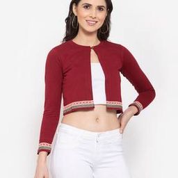 Solid Full Sleeves Shrug-49