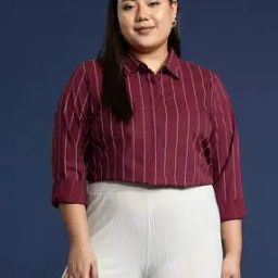 hancock Women Striped Regular Fit Shirt-picture-8