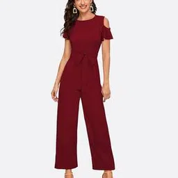 Jumpsuit with Cold Shoulders-picture-19