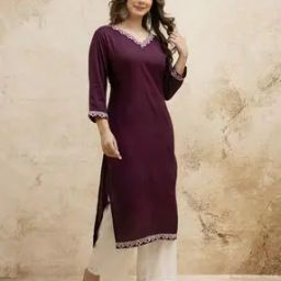 Women Embroidery Straight Kurta-image-117