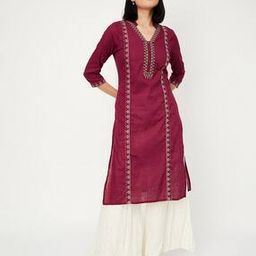 max Women V-Neck A-Line Kurta-picture-8