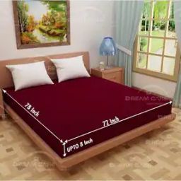 Waterproof King-Size Fitted Mattress Protector-image-64