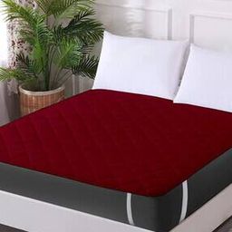 Cotton Quilted King Mattress Protector-image-91