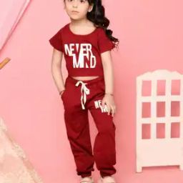 lilpicks Typographic Print Top with Pants-picture-11