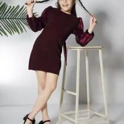 Girls Round Shift Dress-42