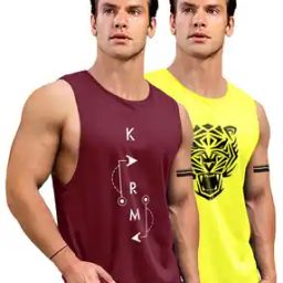 Pack of 2 Men Sleeveless Vests-image-53