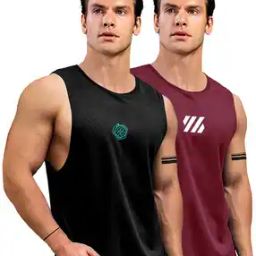 Pack of 2 Men Sleeveless Vests-image-54