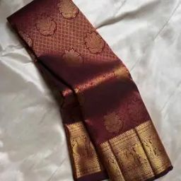 Women Kanjeevaram Silk Traditional Saree  -image-29