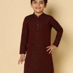 Floral Print Cotton Kurta-image-41