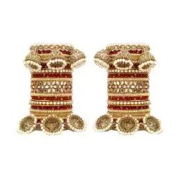 Set of 2 Mirror Embellished & Jhumkas Bangles-44