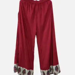 Women Block Print Palazzos with Elasticated Waistband-image-60