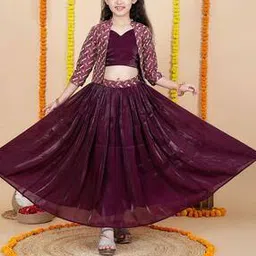 jaipurite Girls Embroidery Kurta Suit Set-picture-33