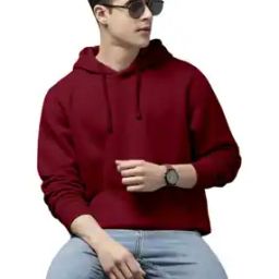 Men Regular Fit Hoodie with Full Sleeves-picture-22