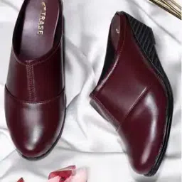 Women Slip-On Mule Wedges-image-3