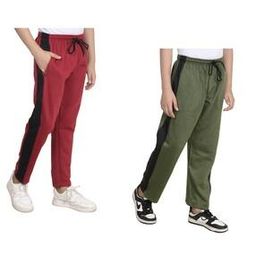 indiweaves Pack of 2 Boys Straight Fit Track Pants-picture-6