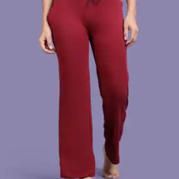 Women Relaxed Fit Pyjamas with Drawstrings-image-95