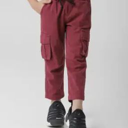 Straight Fit Cargo Pants with Drawstrings-image-23