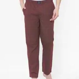 Printed Mid-Rise Pyjama with Insert Pockets-2