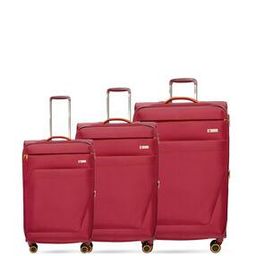 Set of 3 Soft Body Trolley Luggage -image-21