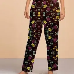 lyra Floral Print Pyjamas with Elasticated Drawstring Waist-picture-24