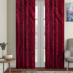 Pack of 2 Leaf Print Door Curtains-5
