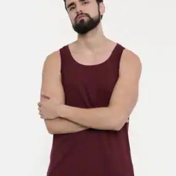 Round Neck Sleeveless Vest-image-105