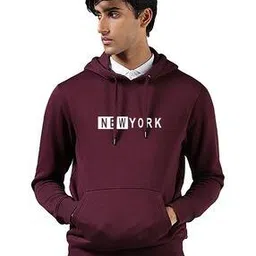 wildborn Men Typographic Print Regular Fit Hoodie-picture-28