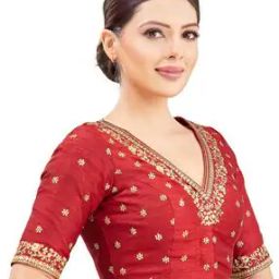 Women Embroidery Front Open Blouse-image-9
