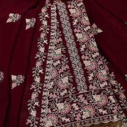 Women Embroidered 3-Piece Unstitched Dress Material-image-97